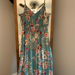 Floor Length Floral Dress
